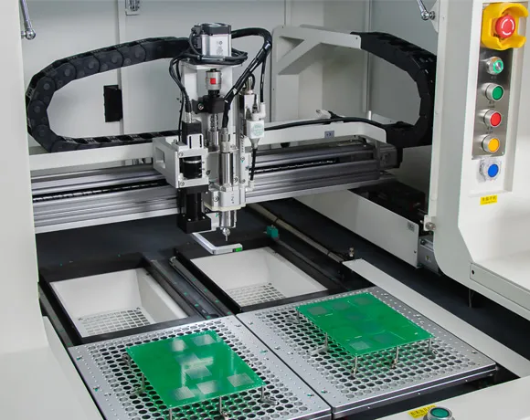 Features of EXE 880 Offline PCB Depaneling Machine