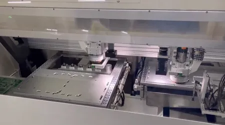 EXE 910LAT Online Dual-spindle PCB Depaneling Machine